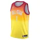 Camiseta Zion Williamson 1 All Star 2023 Naranja Swingman para Hombre