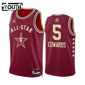 Camiseta Anthony Edwards All Star 2024 Rojo Swingman para Niño