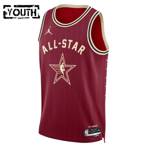 Camiseta Kevin Durant All Star 2024 Rojo Swingman para Niño