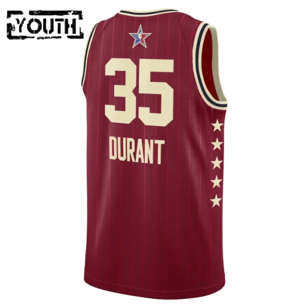 Camiseta Kevin Durant All Star 2024 Rojo Swingman para Niño