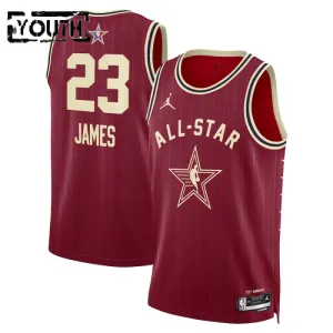 Camiseta LeBron James All Star 2024 Rojo Swingman para Niño