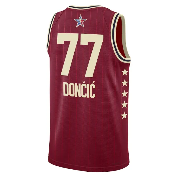 Camiseta Luka Doncic All Star 2024 Rojo Swingman para Hombre