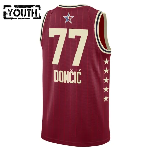 Camiseta Luka Doncic All Star 2024 Rojo Swingman para Niño