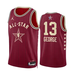 Camiseta Paul George All Star 2024 Rojo Swingman para Hombre Camiseta Paul George All Star 2024 Rojo Swingman para Hombre