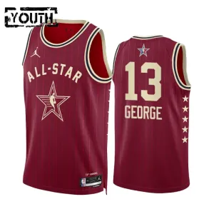 Camiseta Paul George All Star 2024 Rojo Swingman para Niño Camiseta Paul George All Star 2024 Rojo Swingman para Niño