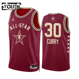 Camiseta Stephen Curry All Star 2024 Rojo Swingman para Niño Camiseta Stephen Curry All Star 2024 Rojo Swingman para Niño
