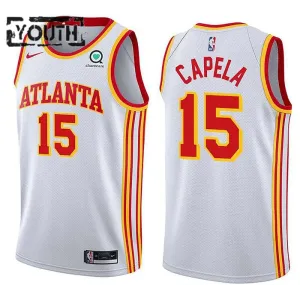 Camiseta Atlanta Hawks Clint Capela 15 Association Edition Blanco Swingman para Niño Camiseta Atlanta Hawks Clint Capela 15 Association Edition Blanco Swingman para Niño