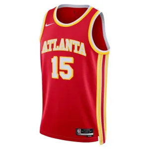Camiseta Atlanta Hawks Clint Capela 15 Icon Edition Rojo Swingman para Hombre