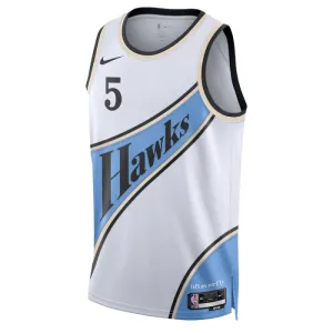 Camiseta Atlanta Hawks dyson Daniels City Edition 2024-25 Blanco Swingman para Hombre