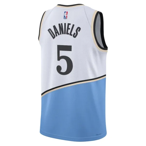 Camiseta Atlanta Hawks dyson Daniels City Edition 2024-25 Blanco Swingman para Hombre