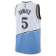 Camiseta Atlanta Hawks dyson Daniels City Edition 2024-25 Blanco Swingman para Hombre