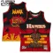 Camiseta Atlanta Hawks Mitchell Ness x Tats Cru Edition Hardwood Classics 2023-24 Negro Swingman para Niño