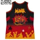 Camiseta Atlanta Hawks Mitchell Ness x Tats Cru Edition Hardwood Classics 2023-24 Negro Swingman para Niño