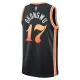 Camiseta Atlanta Hawks Onyeka Okongwu 20 City Edition 2022-23 Negro Swingman para Hombre