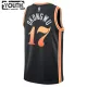 Camiseta Atlanta Hawks Onyeka Okongwu 20 City Edition 2022-23 Negro Swingman para Niño