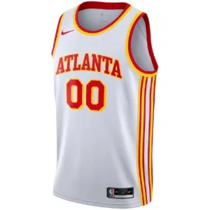 Camiseta Atlanta Hawks Personalizada Association Edition Blanco Swingman para Hombre