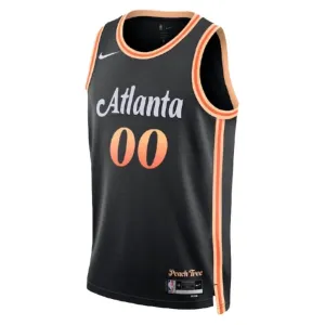 Camiseta Atlanta Hawks Personalizada City Edition 2022-23 Negro Swingman para Hombre