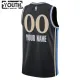 Camiseta Atlanta Hawks Personalizada City Edition 2023-24 Negro Swingman para Niño