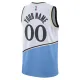 Camiseta Atlanta Hawks Personalizada City Edition 2024-25 Blanco Swingman para Hombre