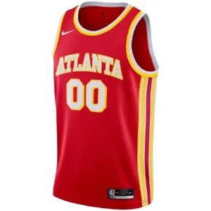 Camiseta Atlanta Hawks Personalizada Icon Edition Rojo Swingman para Hombre