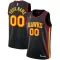 Camiseta Atlanta Hawks Personalizada Statement Edition Negro Swingman para Hombre