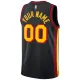 Camiseta Atlanta Hawks Personalizada Statement Edition Negro Swingman para Hombre