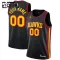 Camiseta Atlanta Hawks Personalizada Statement Edition Negro Swingman para Niño