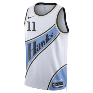 Camiseta Atlanta Hawks Trae Young City Edition 2024-25 Blanco Swingman para Hombre