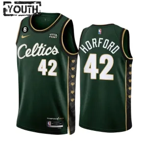 Camiseta Boston Celtics AL Horford 42 City Edition 2022-23 Verde Swingman para Niño Camiseta Boston Celtics AL Horford 42 City Edition 2022-23 Verde Swingman para Niño