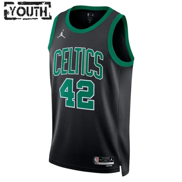 Camiseta Boston Celtics AL Horford 42 Statement Edition Verde Swingman para Niño