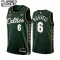 Camiseta Boston Celtics Bill Russell 6 City Edition 2022-23 Verde Swingman para Niño