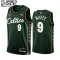 Camiseta Boston Celtics Derrick White 9 City Edition 2022-23 Verde Swingman para Niño
