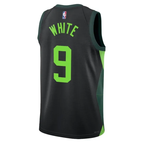 Camiseta Boston Celtics Derrick White City Edition 2024-25 Negro Swingman para Hombre