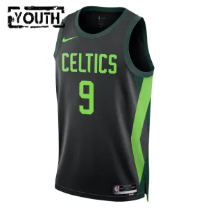 Camiseta Boston Celtics Derrick White City Edition 2024-25 Negro Swingman para Niño