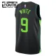 Camiseta Boston Celtics Derrick White City Edition 2024-25 Negro Swingman para Niño