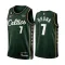 Camiseta Boston Celtics Jaylen Brown 7 City Edition 2022-23 Verde Swingman para Hombre