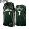 Camiseta Boston Celtics Jaylen Brown 7 City Edition 2022-23 Verde Swingman para Niño