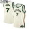Camiseta Boston Celtics Jaylen Brown 7 City Edition 2023-24 Blanco Swingman para Niño