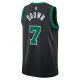 Camiseta Boston Celtics Jaylen Brown 7 Statement Edition Verde Swingman para Hombre
