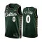 Camiseta Boston Celtics Jayson Tatum 0 City Edition 2022-23 Verde Swingman para Hombre