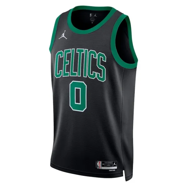 Camiseta Boston Celtics Jayson Tatum 0 Statement Edition Verde Swingman para Hombre