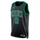 Camiseta Boston Celtics Jayson Tatum 0 Statement Edition Verde Swingman para Hombre
