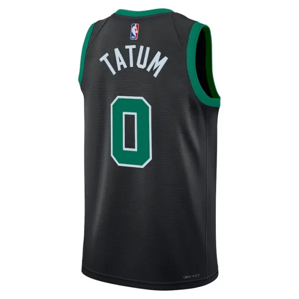 Camiseta Boston Celtics Jayson Tatum 0 Statement Edition Verde Swingman para Hombre