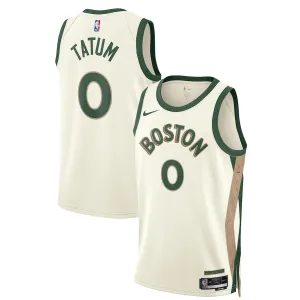 Camiseta Boston Celtics Jayson Tatum City Edition 2023-24 Blanco Swingman para Hombre
