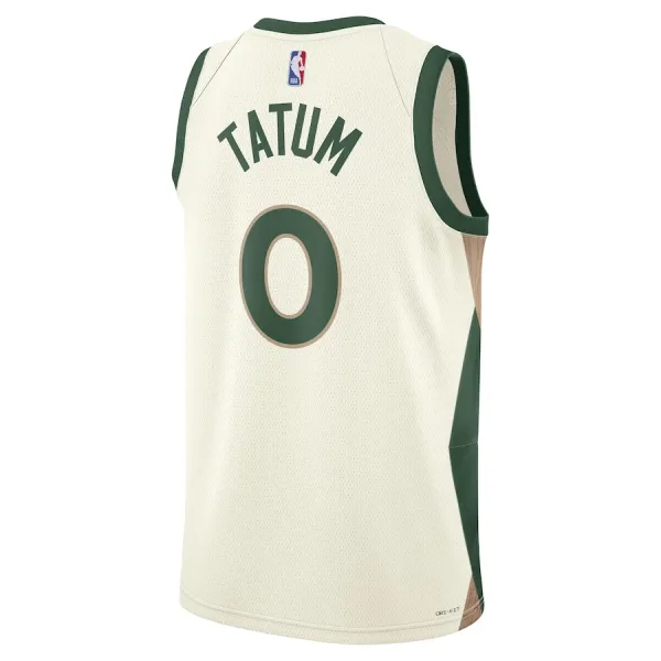 Camiseta Boston Celtics Jayson Tatum City Edition 2023-24 Blanco Swingman para Hombre