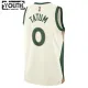 Camiseta Boston Celtics Jayson Tatum City Edition 2023-24 Blanco Swingman para Niño