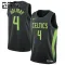 Camiseta Boston Celtics Jrue Holiday City Edition 2024-25 Negro Swingman para Niño
