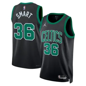 Camiseta Boston Celtics Marcus Smart 36 Statement Edition Verde Swingman para Hombre