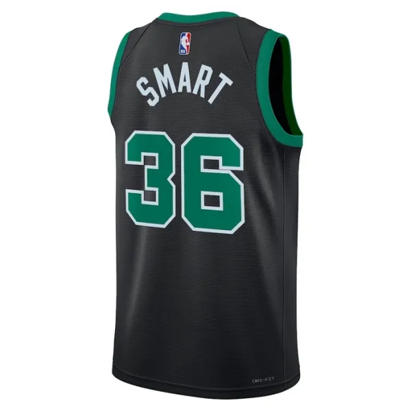 Camiseta Boston Celtics Marcus Smart 36 Statement Edition Verde Swingman para Hombre