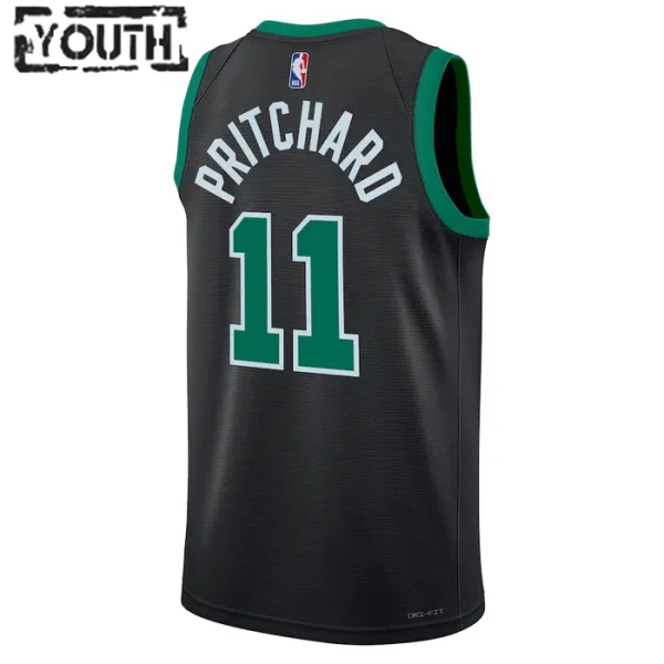 Camiseta Boston Celtics Payton Pritchard 11 Statement Edition Verde Swingman para Niño